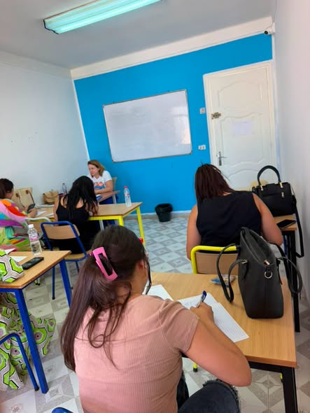 Session d'examen au centre de formation Nabeul